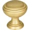 Jeffrey Alexander 1-1/4" Diameter Brushed Gold Tiffany Cabinet Knob 658BG - alternate 1
